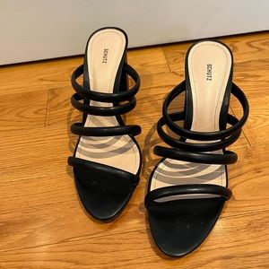 Schutz Strappy Heeled Sandal